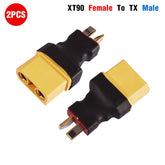 9IMOD 2/4Pcs XT90 XT60 XT30 Connector Plug Adapter for ESC