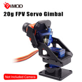 FPV Pan-Tilt Camera Mount with 2x SG90 9G Micro Servos