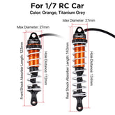 1/7 1/8 1/10 RC Car Scale Metal Hydraulic Shock Absorber
