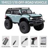 Wltoys 184023 RC Car 9km/h Four-wheel Drive 1/18 Off-Road Car CCS Cruise Control Rubber Tires Remote Control Climbing