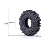 1.9" Tires Aluminum SCX10/TRX4 1.9mm for 1/10 SCX10 TRX4 D90