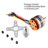 9IMOD D2826 Brushless Motor 2200KV/1400KV/1000KV/930KV 2-3S for RC Plane