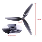 Prop 7/89/10/13/15 inch Blade FPV Drone Propeller