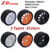 ZD Racing 100mm Rubber Tyres Wheels 17mm Hex