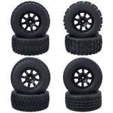 ZD Racing 4-Pack Short Course Tires with 12mm Hex for 1/10 RC SCT