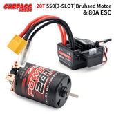 SURPASSHOBBY 550 BCD80A ESC +20T Brushed Motor 3-Slot