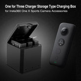 Insta360 Fast Charging Box 3-Battery Storage Charger with Type-C