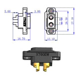 9IMOD Amass 1/2/5/10/20PCS XT60EW-M Mountable