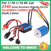 2430'7200KV Motor +25A ESC