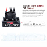 SURPASSHOBBY S60A Sensored Brushless ESC 1/10 1/12 Car