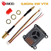Airplane Parts 5.8GHz 3W FPV Camera 48CH 25/1000/2000/3000mW Drone