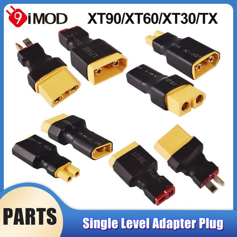 9IMOD 2/4Pcs XT90 XT60 XT30 Connector Plug Adapter for ESC