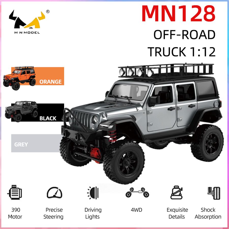 Car 1:12 4WD MN128 Brushed RC Model