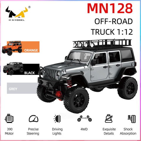 Car 1:12 4WD MN128 Brushed RC Model