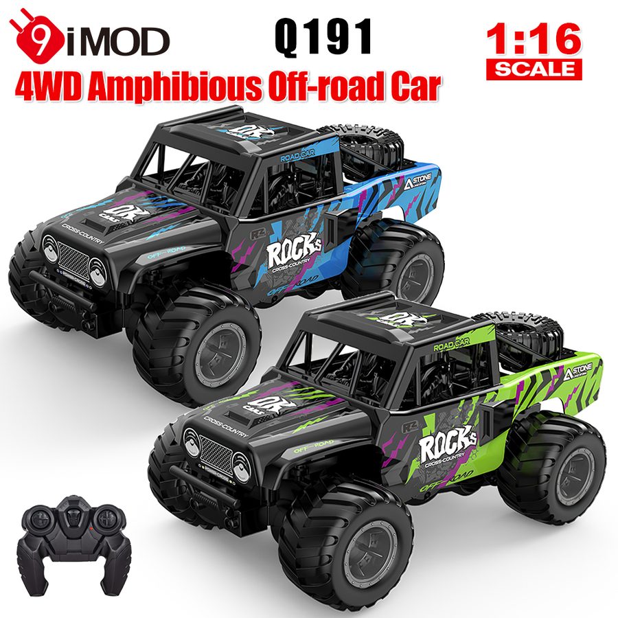 9IMOD Q191 Amphibious RC Car 2.4G Waterproof 360 Spin Off-Road