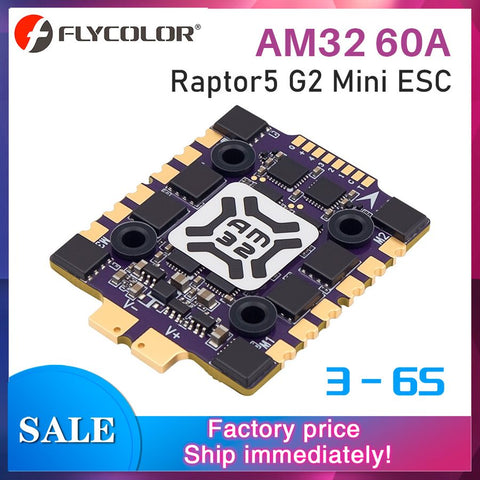 Flycolor Raptor 5 Raptor5 G2 60A ESC AM32