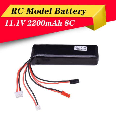 8C 11.1V 2200MAH JR Futaba JST Battery