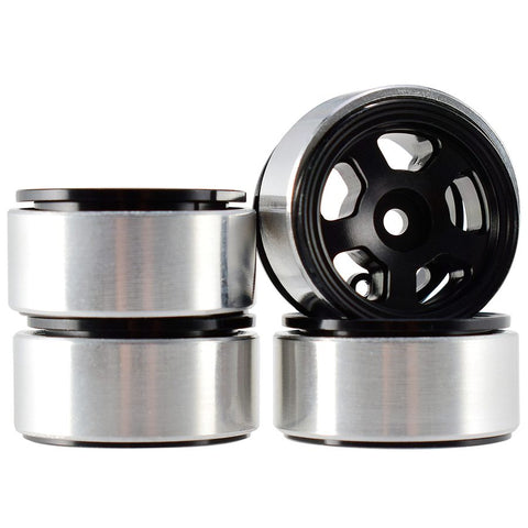 AUSTARHOBBY 4PCS Micro Wheel 1.1inch CNC Metal Beadlock Rims