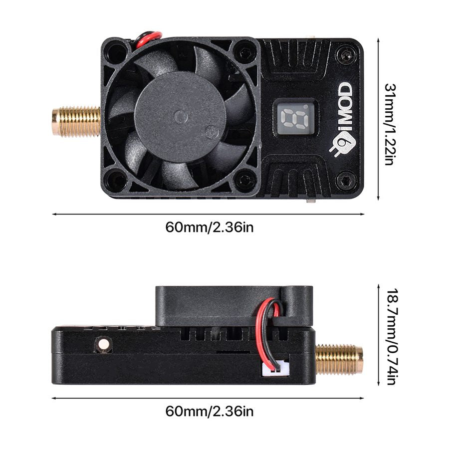 Airplane Parts 3.3G 2.5W FPV Camera Drone