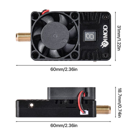 Airplane Parts 3.3G 2.5W FPV Camera Drone