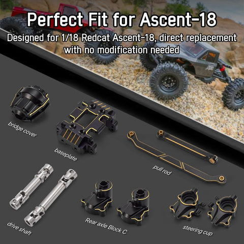 1/18 Car Redcat Ascent-18 Parts