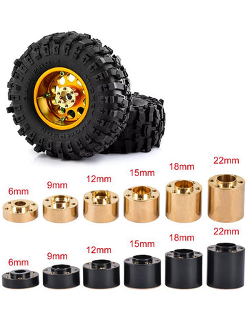 Rock Crawler 1.9 2.2 inch Wheel Hub Brass VP