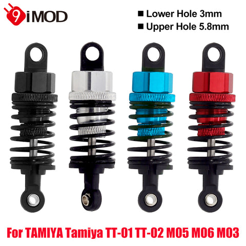 Tamiya TT01 TT02 55mm CNC Aluminum Oil Shocks (Pair)