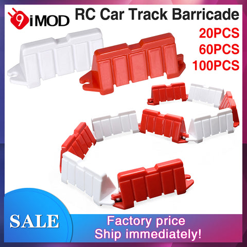 RC Drift Car Track Roadblocks & Traffic Cones Set (20/60/100 PCS)