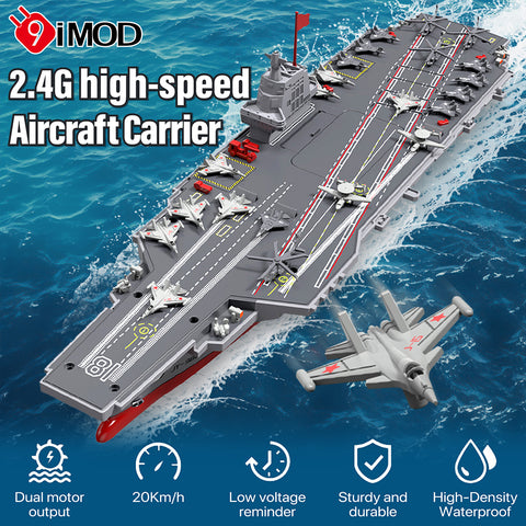 9IMOD RC Aircraft Carrier 2.4G Dual Motor 20Km/h 3.7V 60M High-Density