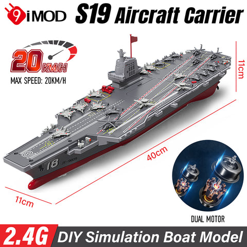 9IMOD RC Aircraft Carrier 2.4G Dual Motor 20Km/h 3.7V 60M High-Density