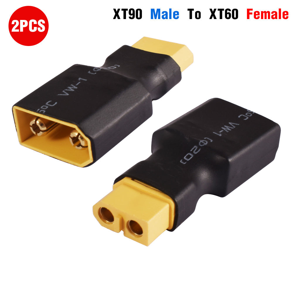 XT90 male to XT60 female (2 pcs, 2RC3720D)