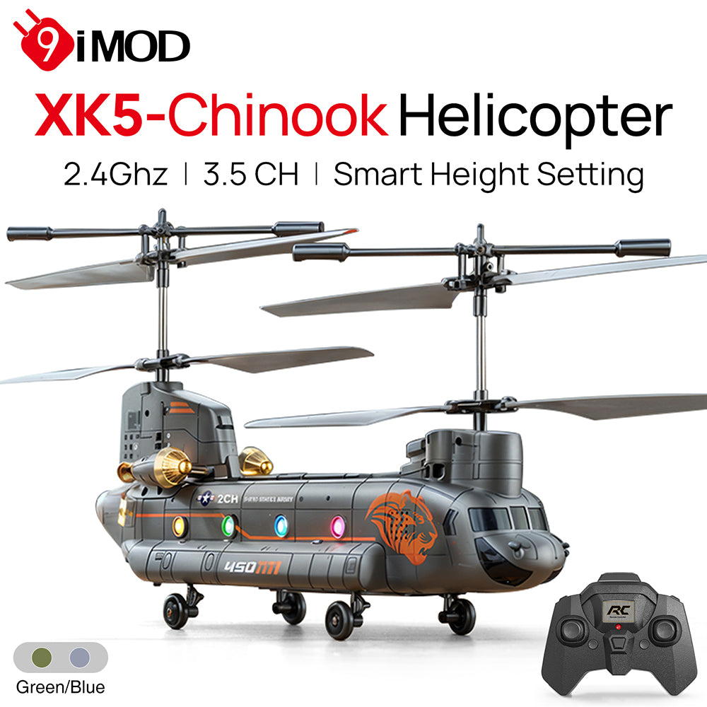 WLtoys XK Sentry 2 Chinook 2.4G Altitude Hold RC Helicopter