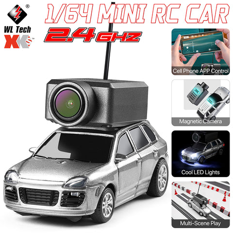 WLtoys 6401 1/64 Porsche APP RC Camera Car