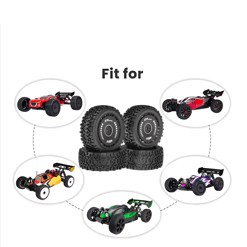 ZD Racing BX-12 1/12 RC Car Wheels & Tires