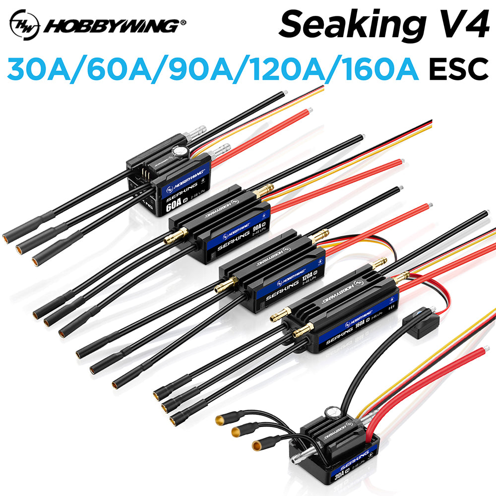 Hobbywing Seaking Waterproof Brushless ESC for Boats (30-160A)