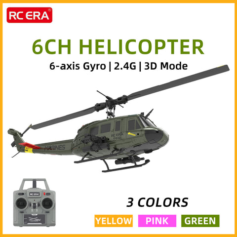 RC ERA C032 UH-1 Huey 1/48 6CH 3D Flybarless Scale Helicopter