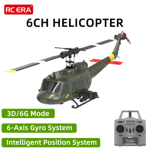 RC ERA C032 UH-1 Huey 1/48 6CH 3D Flybarless Scale Helicopter