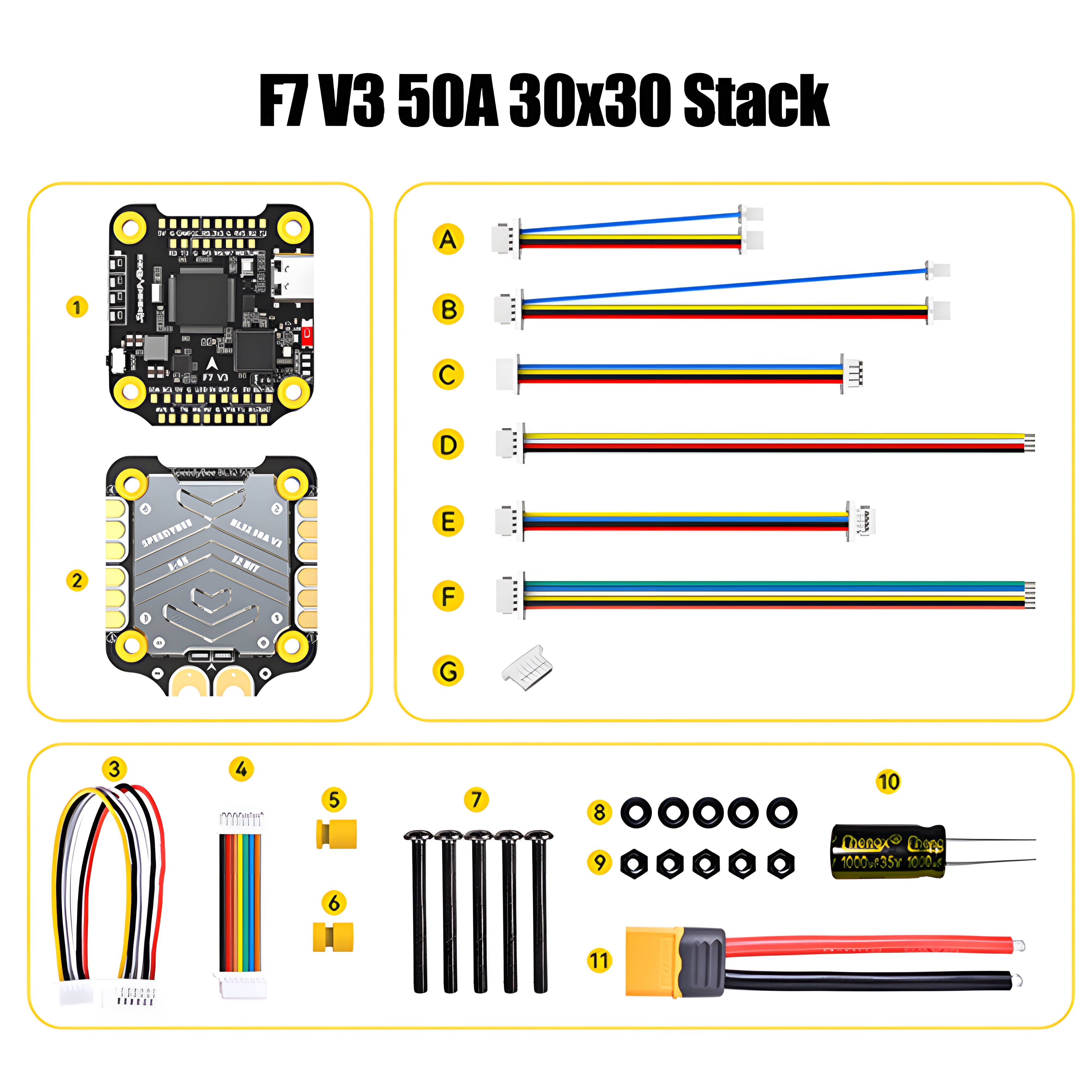SpeedyBee F7 V3 Flight Controller - ICM42688 Gyro 128MB Blackbox