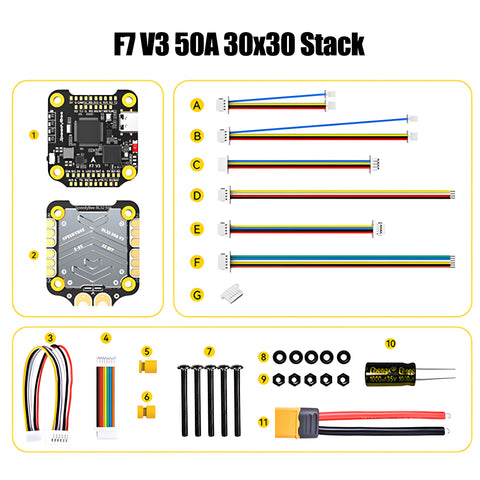SpeedyBee F7 V3 Flight Controller - ICM42688 Gyro 128MB Blackbox