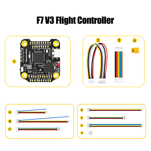 SpeedyBee F7 V3 Flight Controller - ICM42688 Gyro 128MB Blackbox