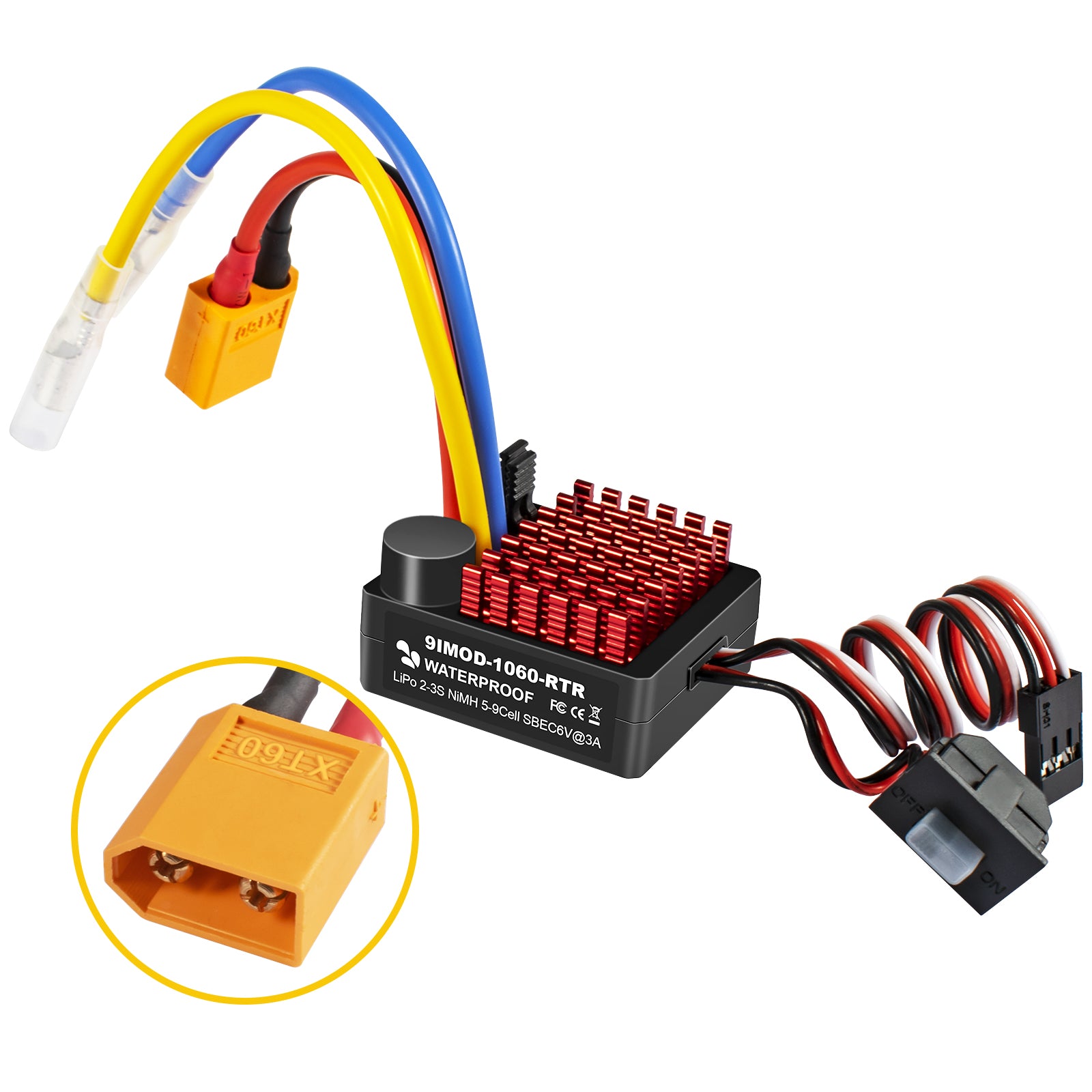 1060 ESC SCX10/TRX4 for 1/10 SCX10 TRX4 Crawler