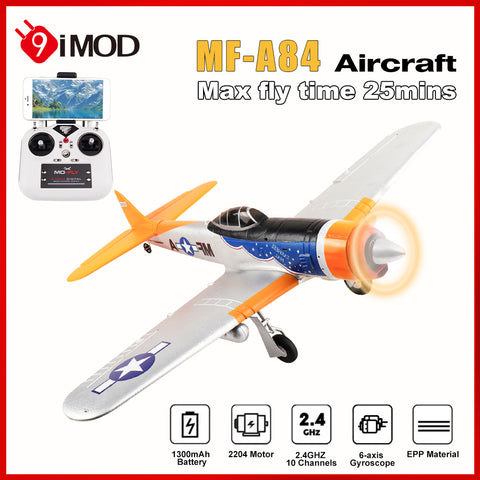9IMOD MF-A84 aircraft, with 10 CH Transmitter, 6-Axis Gyroscope