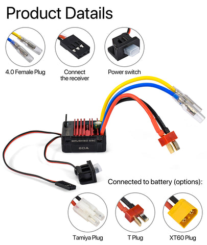 9IMOD LiPo Battery for 550 540 Motors For 1/10 Crawler Car RTR