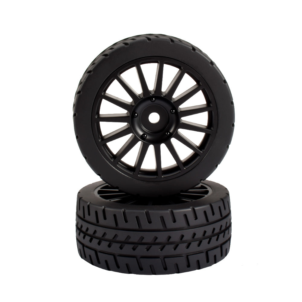 ZD Racing 2PCS Car Tires Rubber Hex 12mm For Remote