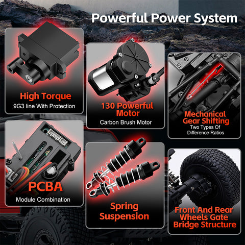 Wltoys 184023 RC Car 9km/h Four-wheel Drive 1/18 Off-Road Car CCS