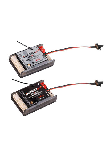 DUMBORC 10A 3-in-1 Receiver with Brushed ESC for RC Car
