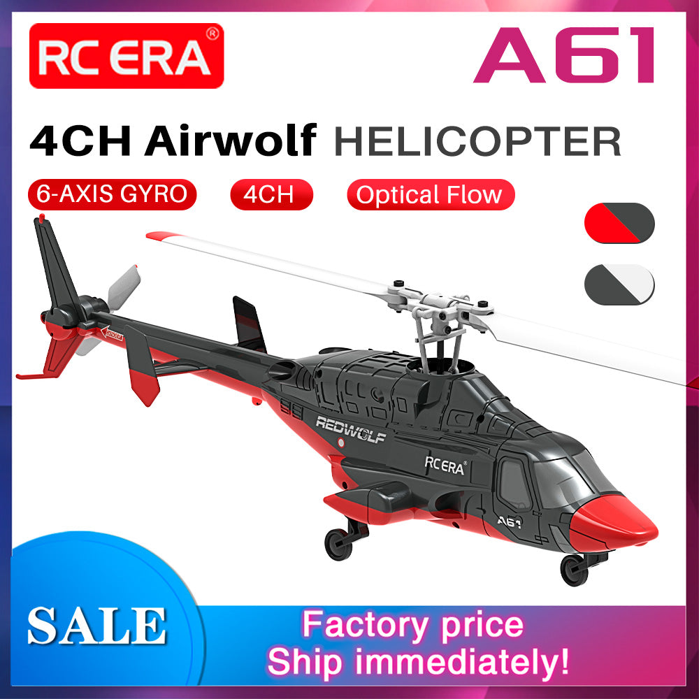 RC ERA A61 Airwolf Helicopter 4 Channels Optical Flow Positioning