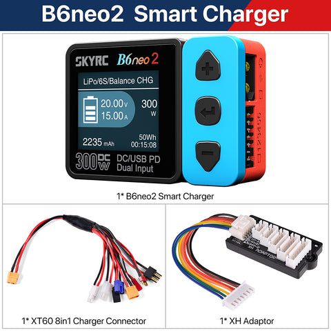 SkyRC NEW B6neo 2 Smart Charger Multi-Function Smart Charger DC 300W