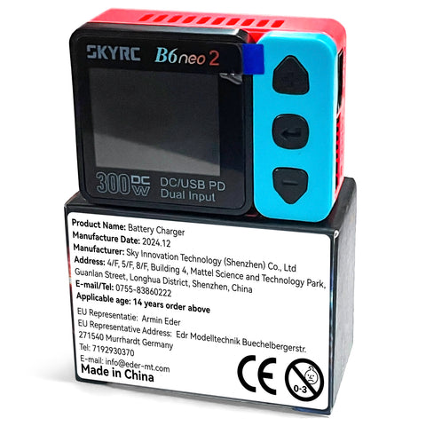 SkyRC NEW B6neo 2 Smart Charger Multi-Function Smart Charger DC 300W