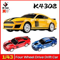 WLTOYS K4308 Drift Car 1/43 Four Wheel Drive 14KM/H Racing/Drifting Tire With Auxiliary Gyroscope 40M Electric Remote